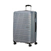 front of silver American Tourister Surftime Spinner Large Expandable