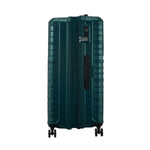 expoanded metallic blue American Tourister Surftime Spinner Large Expandable