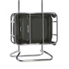 Climbing Ivy Samsonite suitcase inside a metal stand on a white background