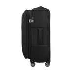 expanded black Samsonite Re-Lite Spinner Medium Expandable