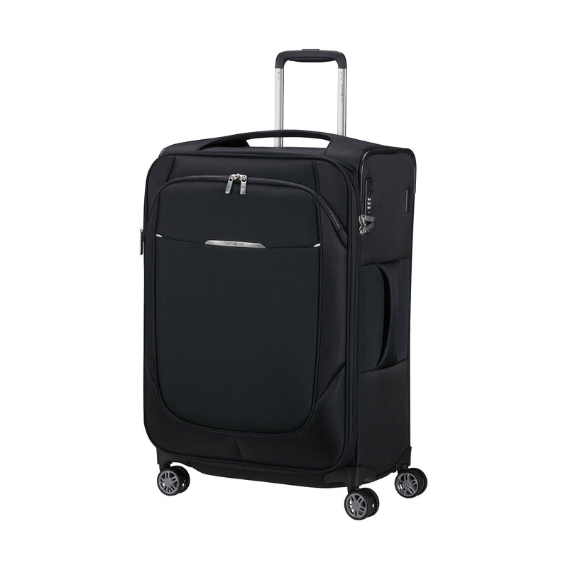 front of black Samsonite Re-Lite Spinner Medium Expandable