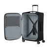 inside of black Samsonite Re-Lite Spinner Medium Expandable