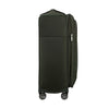 Climbing ivy Samsonite suitcase with wheels on a white background