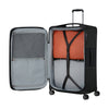 inside of black Samsonite Re-Lite Spinner Large Expandable