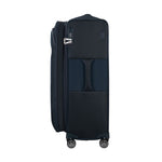 expanded midnight blue Samsonite Re-Lite Spinner Large Expandable