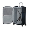 inside of midnight blue Samsonite Re-Lite Spinner Large Expandable