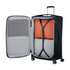 inside of midnight blue Samsonite Re-Lite Spinner Large Expandable