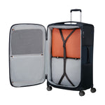 inside of midnight blue Samsonite Re-Lite Spinner Large Expandable