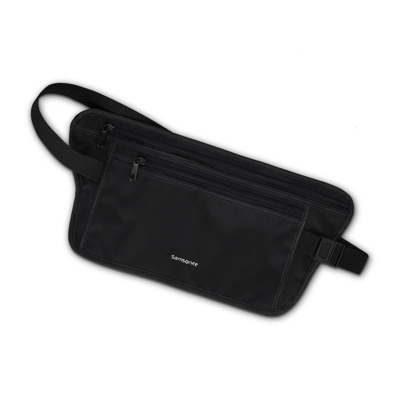 front of black Samsonite RFID Waist Belt