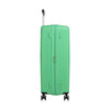 side of jade green American Tourister Rejoy Spinner Large Expandable