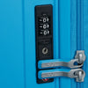 TSA lock of azure blue American Tourister Rejoy Spinner Large Expandable