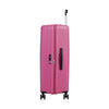 side of Hawaiian pink American Tourister Rejoy Spinner Large Expandable