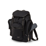 Black TUMI backpack on a white background