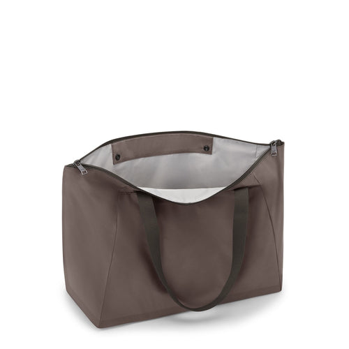 Mink TUMI tote bag on a white background