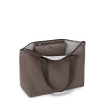 Mink TUMI tote bag with a visible brand logo on a white background