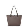 Mink TUMI tote bag with a visible brand logo on a white background