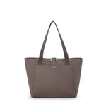 Mink TUMI tote bag with a visible brand logo on a white background