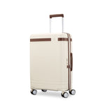 front of off white Samsonite Virtuosa Spinner Carry-On