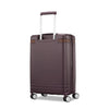back of merlot Samsonite Virtuosa Spinner Carry-On