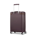 back of merlot Samsonite Virtuosa Spinner Carry-On