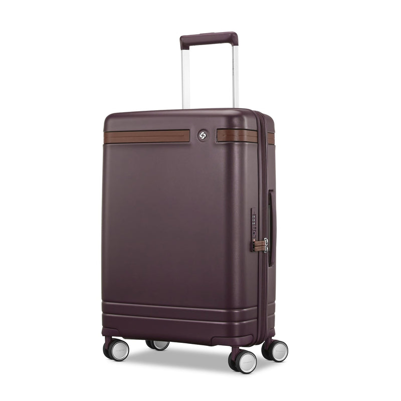 front of merlot Samsonite Virtuosa Spinner Carry-On