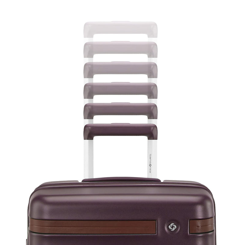 pull handle of merlot Samsonite Virtuosa Spinner Carry-On