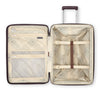 inside of merlot Samsonite Virtuosa Spinner Carry-On