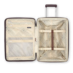 inside of merlot Samsonite Virtuosa Spinner Carry-On