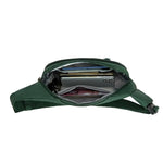 inside of forest heather Travelon Anti-Theft Metro Waistpack