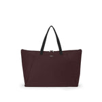 front of deep plum TUMI Voyageur Just In Case Tote