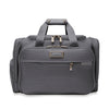 front of steel grey Briggs & Riley Baseline Underseat Duffle