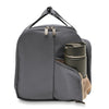 side pocket of steel grey Briggs & Riley Baseline Underseat Duffle