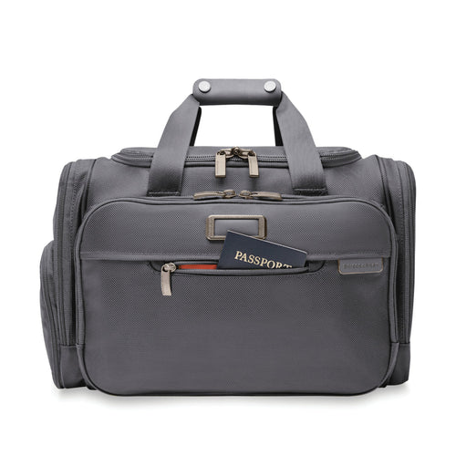 front of steel grey Briggs & Riley Baseline Underseat Duffle