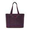 back of plum Briggs & Riley Baseline Traveler Tote