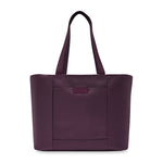 back of plum Briggs & Riley Baseline Traveler Tote