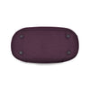 bottom of plum Briggs & Riley Baseline Traveler Tote