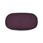 bottom of plum Briggs & Riley Baseline Traveler Tote