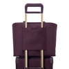 pass-through sleeve of plum Briggs & Riley Baseline Traveler Tote
