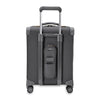 back of steel grey Briggs & Riley Baseline Global Carry-On Spinner