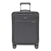 front of steel grey Briggs & Riley Baseline Global Carry-On Spinner