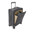 front pocket of steel grey Briggs & Riley Baseline Global Carry-On Spinner