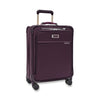front of plum Briggs Baseline Global Carry-On Spinner