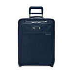 front of navy Briggs & Riley Baseline Global 2-Wheel Carry-On