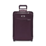 Front of plum Briggs & Riley Baseline Essential 2-Wheel Carry-On