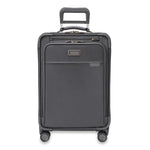 front of steel grey Briggs & Riley Essential Carry-On Spinner