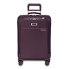 front of plum Briggs & Riley Baseline Essential Carry-On Spinner
