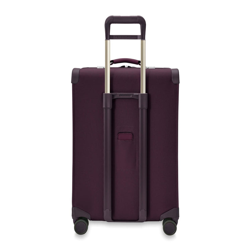 back of plum Briggs & Riley Baseline Medium Expandable Spinner