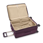 inside of plum Briggs & Riley Baseline Medium Expandable Spinner