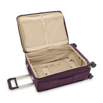 inside of plum Briggs & Riley Baseline Medium Expandable Spinner