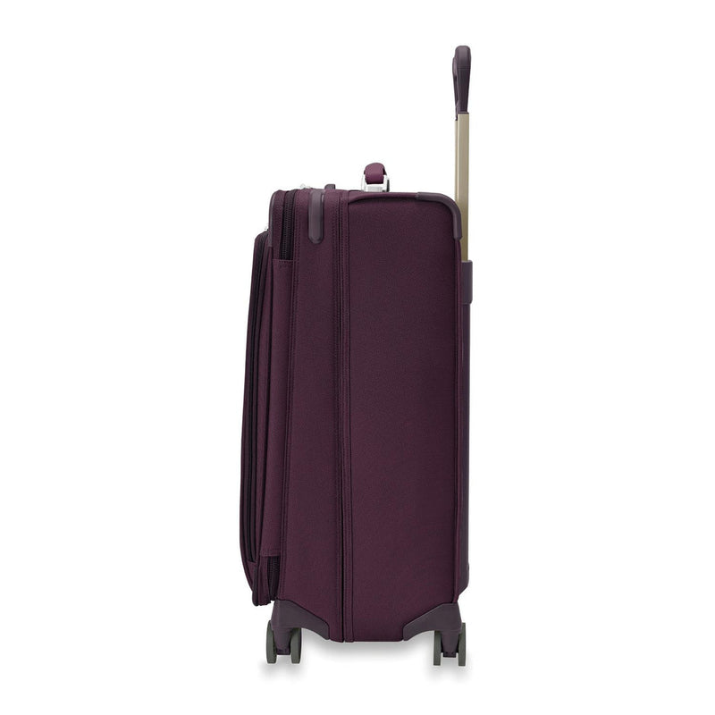 side of plum Briggs & Riley Baseline Medium Expandable Spinner